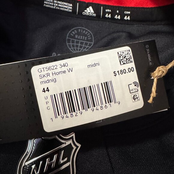 Men's Adidas NHL Seattle Kraken Home Hockey Jersey Authentic GT5622 Size $180 - Picture 10 of 11